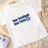 No Scotland No Party Scotland Football T-shirt for World Cup - Various Sizes
