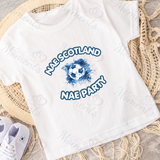 No Scotland No Party Scotland Football T-shirt for World Cup - Various Sizes - Design 6