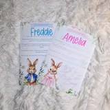 Personalised Kids Easter Bunny Letter for Easter Egg Hunt - Egg-stra Special Delivery