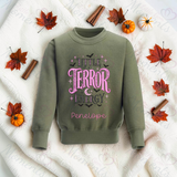 Little Terror Energy Sweatshirt | Halloween Toddler Matching Top | Kids Halloween Sweatshirt | Available In A Range Of Colours
