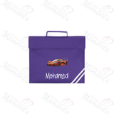 Personalised Sports Car Book Bag