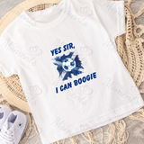 Personalised "Yes Sir, I Can Boogie" Scotland Football T-shirt for World Cup - All Sizes - Flag Design
