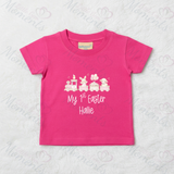 Personalised Baby "My 1st Easter" T-shirt - Easter Train Design