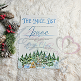 Personalised Blue Nice List Certificate. Custom Christmas Eve Box Fillers