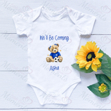 Personalised "We'll Be Coming" Scotland World Cup Baby Bodysuit
