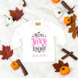 Mini Witch Energy Larkwood Long Sleeved Top | Halloween Toddler Top
