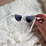 Personalised Wedding Reception Novelty Heart Shaped Sunglasses. Wedding Party Favours. Viral Trending Wedding Photographs