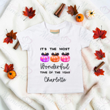Most Wonderful Time Of The Year Kids T-shirt | Halloween Toddler Top | Larkwood