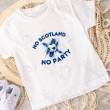 No Scotland No Party Scotland Football T-shirt for World Cup - Various Sizes - Design 3