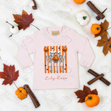 Personalised Kids Skeleton Trio Long Sleeved Top | Halloween Toddler Top