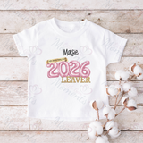 Personalised Class of 2026 Leavers Graduation T-shirt - Balloon Design