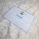 Personalised Easter Bunny Certificate. Custom Kids Treat for Easter Sunday.