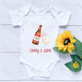 Personalised Happy Father's Day "Cheers" Baby Bodysuit