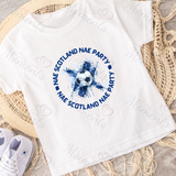 No Scotland No Party Scotland Football T-shirt for World Cup - Various Sizes - Design 5