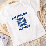 No Scotland No Party Scotland Football T-shirt for World Cup - Various Sizes - Design 4