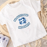 No Scotland No Party Scotland Football T-shirt for World Cup - Various Sizes - Design 6