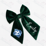 Personalised Scotland World Cup Football Hair Bow