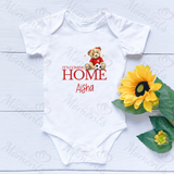 Personalised "It's Coming Home" England World Cup Baby Bodysuit