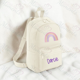 Personalised Kids Rainbow Mini Backpack