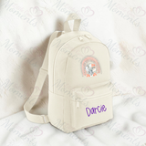 Personalised Kids Rainbow Elephant Mini Backpack
