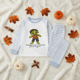 Personalised Mama's Little Monster Pyjamas | Custom Name Halloween PJ Set | Kids Halloween Nightwear