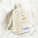 Personalised Kids Baby Giraffe Mini Backpack