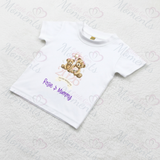 Personalised Our First Mother's Day 2026 Organic Cotton Baby Tee