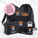 Personalised Mega Back To School Essentials Bundle - Highland Cow