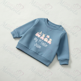 Personalised "My 1st Easter" Sweatshirt. Baby/Toddler Jumper - Easter Train Design