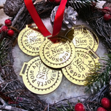 Christmas Nice List Medal - Official North Pole Approved.