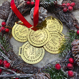 Christmas Nice List Medal - Official North Pole Approved.