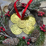 Christmas Nice List Medal - Official North Pole Approved.