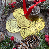 Christmas Nice List Medal - Official North Pole Approved.