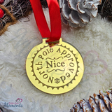 Christmas Nice List Medal - Official North Pole Approved.