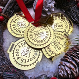 Christmas Nice List Medal - Official North Pole Approved.