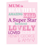 Personalised She Is... Card