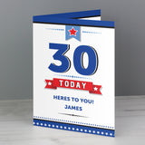 Personalised Birthday Star Card