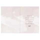 Personalised Floral Cross Card