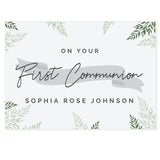 Personalised First Communion Card