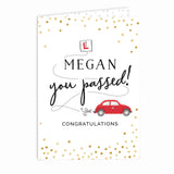 Personalised Passed Driving Test Card