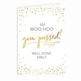 Personalised You Passed! Card
