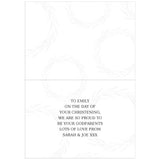 Personalised 'Truly Blessed' Christening Card