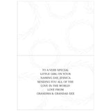 Personalised Truly Blessed Naming Day Card