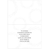Personalised Truly Blessed First Holy Communion Card