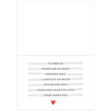 Personalised 5 Reasons Why Card
