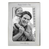 Personalised Silver Plated 4x6 inch Photo Frame