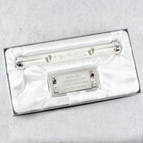 Personalised Christening Silver Plated Certificate Holder
