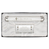 Personalised Christening Cross Silver Plated Certificate Holder