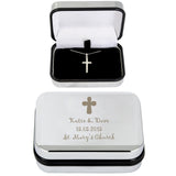 Personalised Cross Necklace and Box