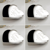 Personalised Name and Message Heart Trinket Box